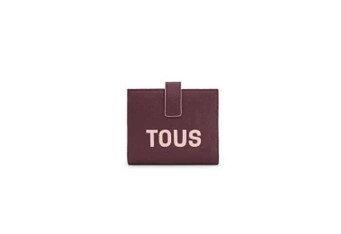 PU.COT,WALLET S.T HALFMOON BURGUNDY