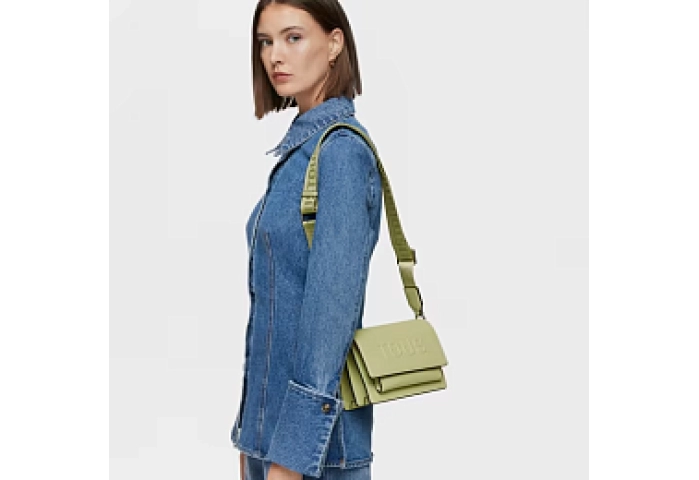 PU.COT,HANDBAG S. T LA RUE NEW GREEN