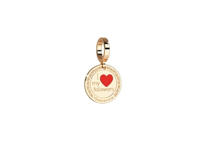 BRONZE CHARM WITH ENAMEL