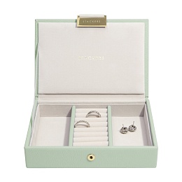 Sage Green Mini Jewellery Box lid