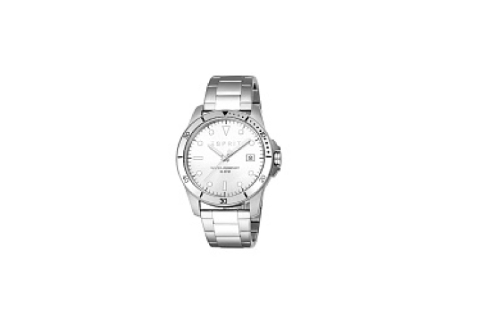 ESPRIT Men Watch, Silver Color Case, Silver Dial, 