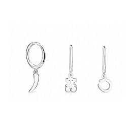 SILVER HOOP EARRINGS 11.3MM