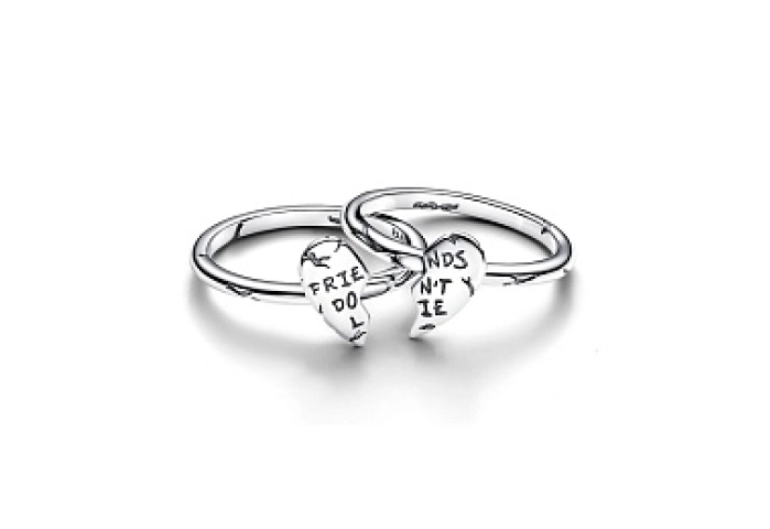 Stranger Things sterling silver splittable ring