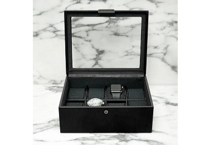Black 8pc Watch Box 