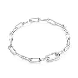 Silver Linked Chunky Bracelet