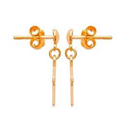 EARRINGS 18 KT GOLD PLATED