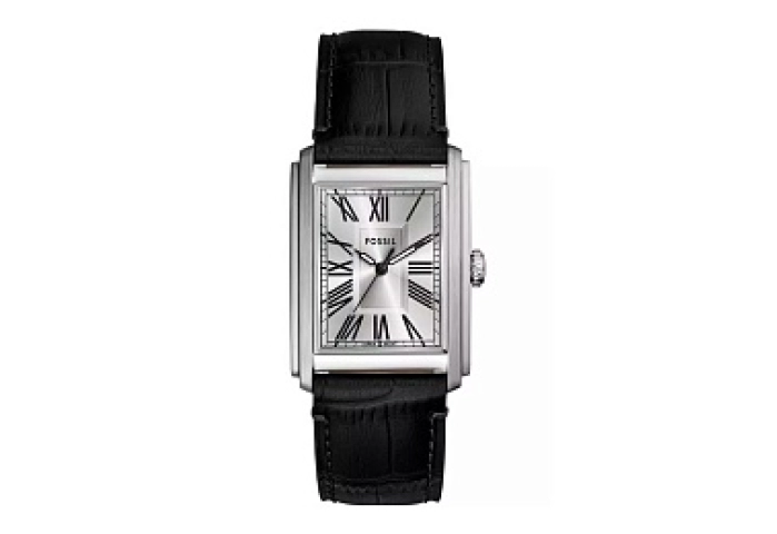 ANALOG WATCH 0 JWL SS LEATHER STRAP