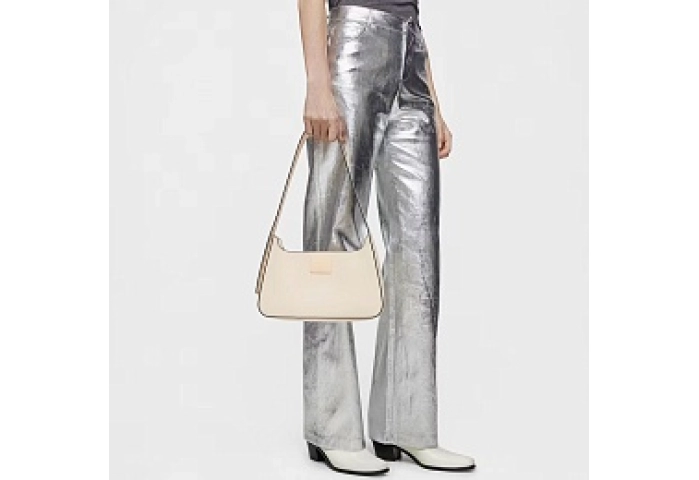 PU.PVC,HANDBAG M.T LUCIA BEIGE