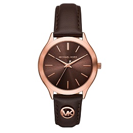 ANALOG WATCH 0 JWL GP LEATHER STRAP