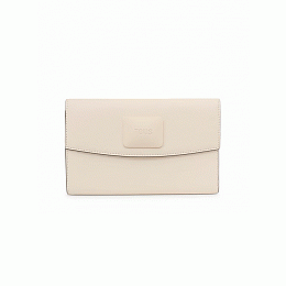 PU.COT,WALLET L.FLAP T LUCIA BEIGE