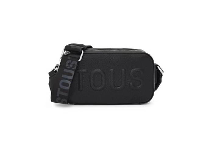 PU.COT,HANDBAG REPORTER LARUE NEW BLACK