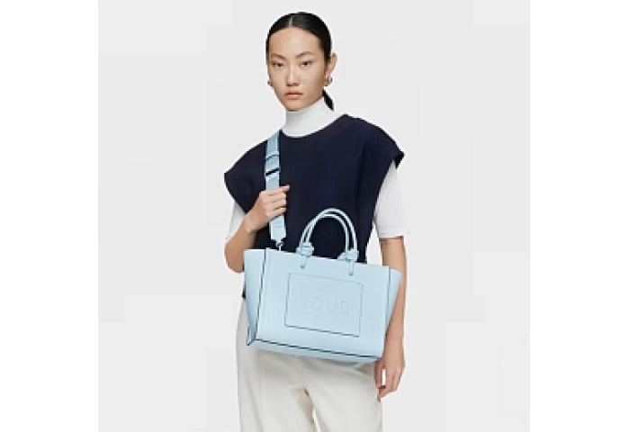 PU.SIL.COT,SHOPPER M.TLARUE NEW BLUE LIG
