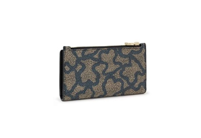 PVC.PU.CO,WALLET S FLAT K ICON BLACK-M