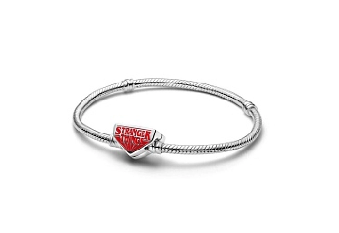 Stranger Things snake chain sterling silver bracel
