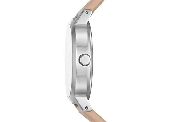 ANALOG WATCH 0 JWL SS LEATHER STRAP