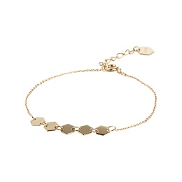 18k Gold plated brass bracelet