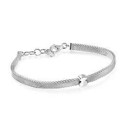 SILVER BRACELET MESH 4MM