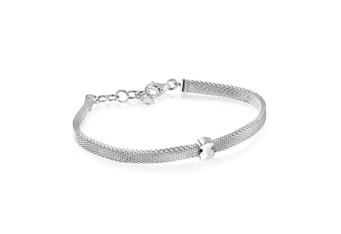 SILVER BRACELET MESH 4MM