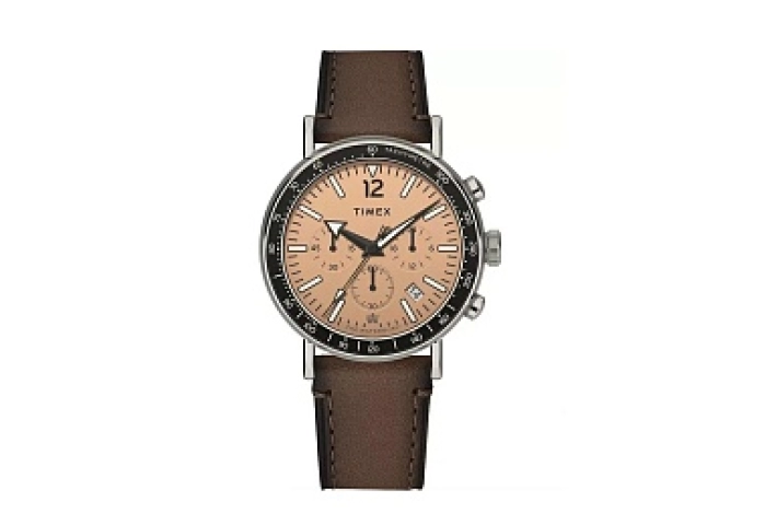 QUARTZ ANALOG WRIST WATCH, 12.00, NOJEWEL, LEATHER