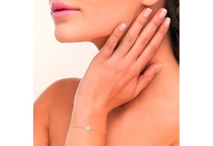 BRACELETCZ 18 KT GOLD PLATED