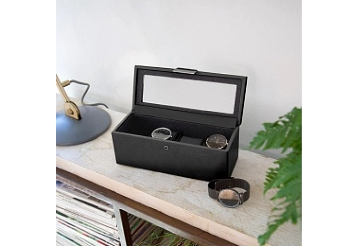 Black 4pc Watch Box 