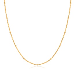 Gold Orb Chain Necklace