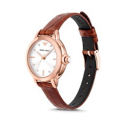 ANALOG WATCH 0 JWL GP LEATHER STRAP