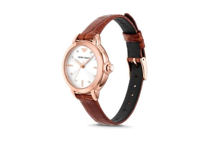 ANALOG WATCH 0 JWL GP LEATHER STRAP