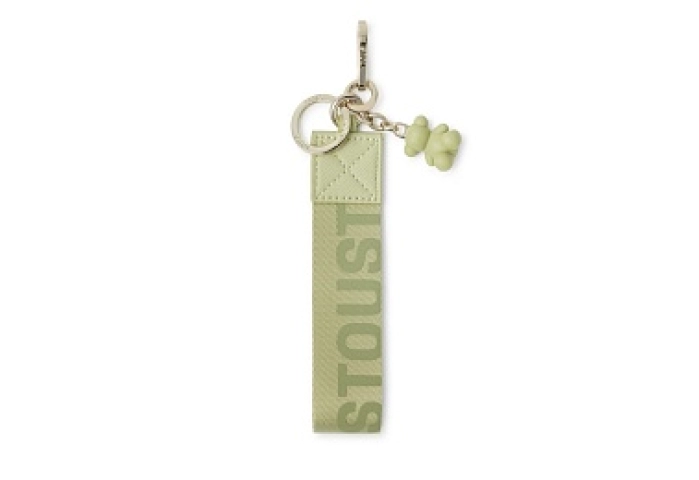 NY.PU.ZNC.LAT.SIL,KEYCHAIN BOLD B GREEN