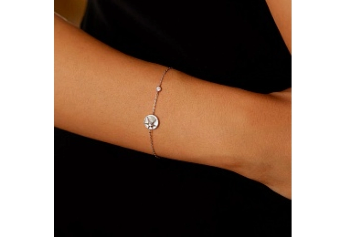 Silver Star Mother-of-culture pearl Bracelet