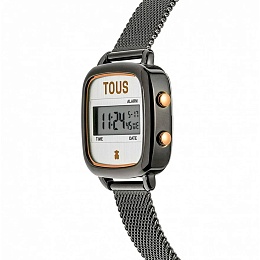 WATCH S.STEEL IP GREY IP ROSE MESH STRAP