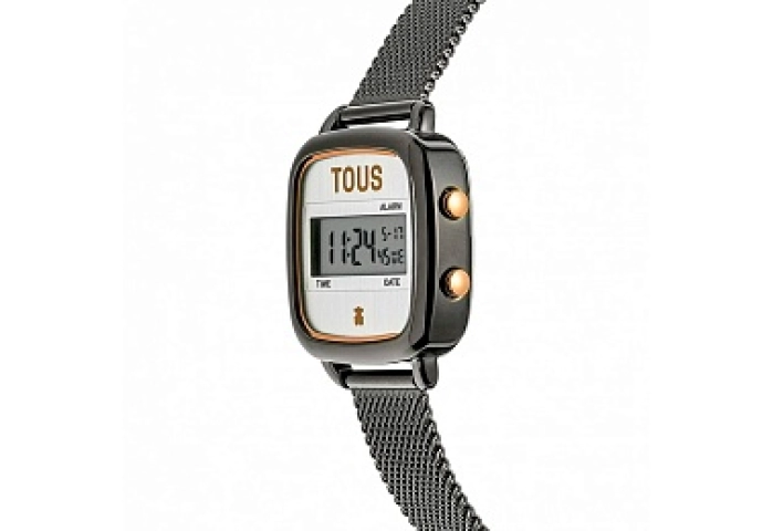 WATCH S.STEEL IP GREY IP ROSE MESH STRAP