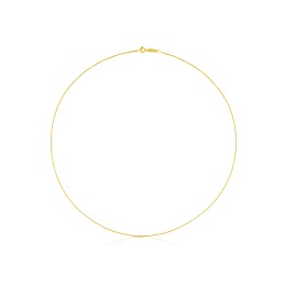 18KT GOLD CHOKER CHAIN 45CM