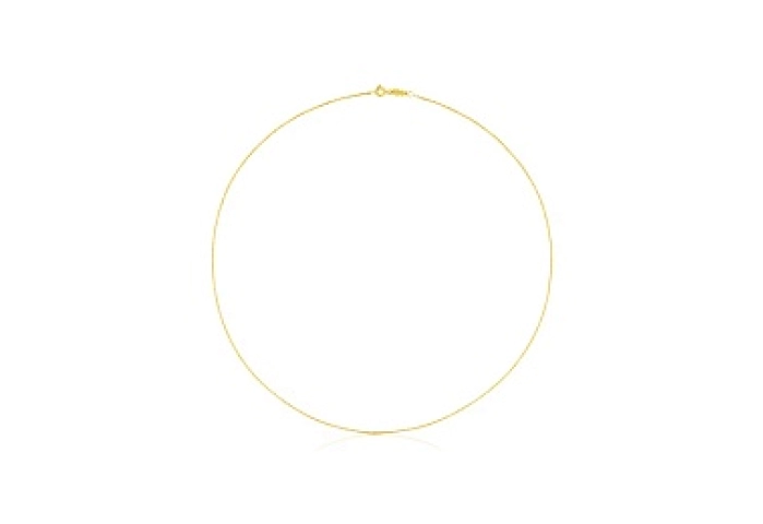 18KT GOLD CHOKER CHAIN 45CM
