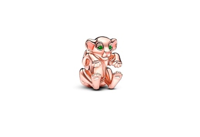 Disney The Lion King Nala 14k rose gold-plated cha