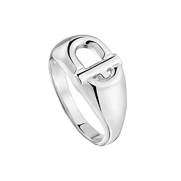 SILVER SIGNET RING SMALL N12