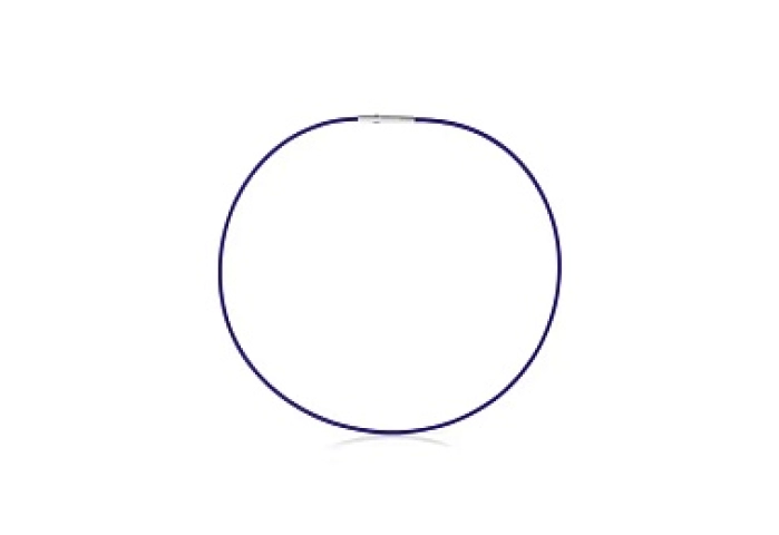 STEEL CHOKER 2MM LILAC MESH TUBE 42CM