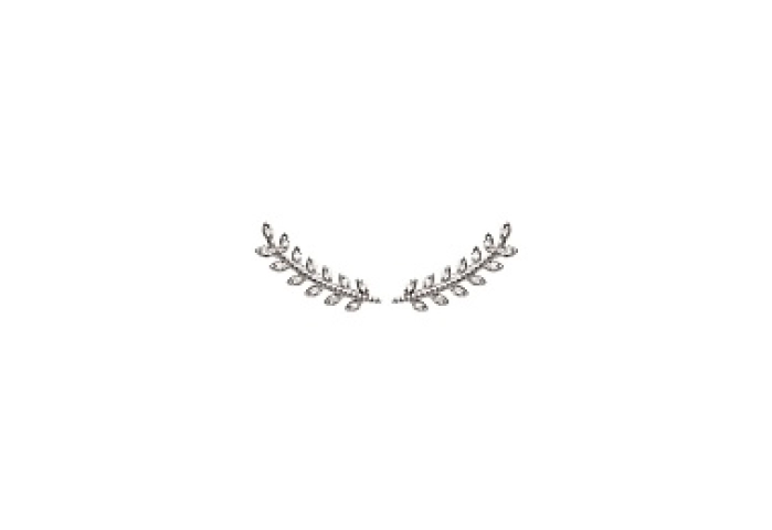 EARRINGSRHODIUM PLATEDSILVER CZ925