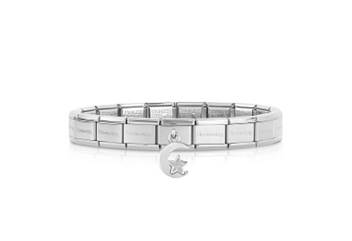 Composable Classic CHARMS acciaio Luna e stella
