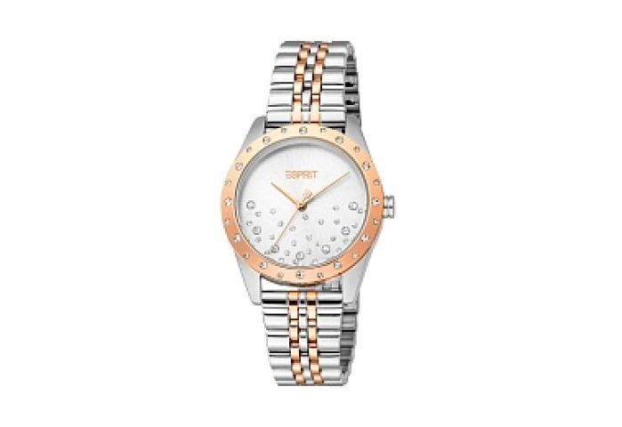 ESPRIT Women Watch, Silver Color Case, Dark Grey D
