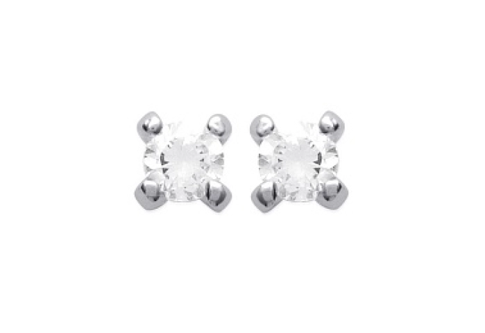 EARRINGSRHODIUM PLATEDSILVER CZ925