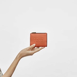 PU.COT,WALLET S.LARUE NEW ORANGE