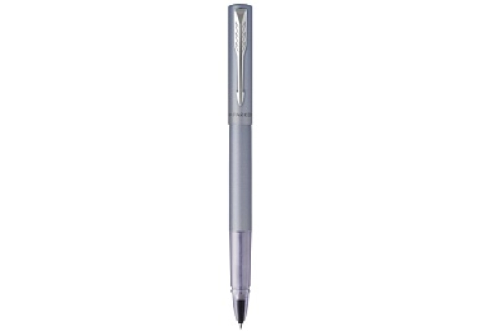 Ручка-роллер Parker &quot;Vector XL Silver Blue&quot; черная, 0,8мм, подарочная упаковка