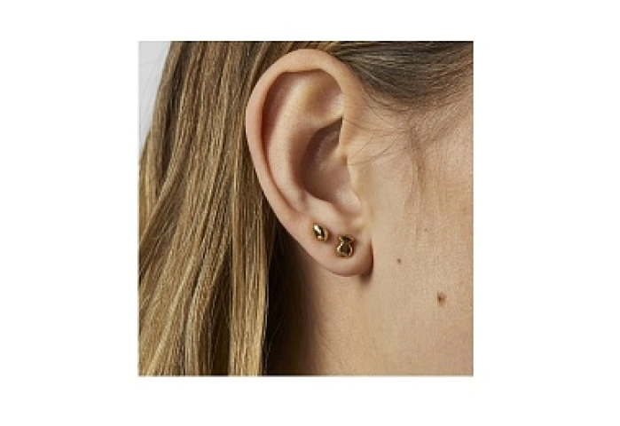 SILVER GOLD PLATED PACK 3 EARRINGS