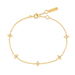 Gold Stars Station Bracelet