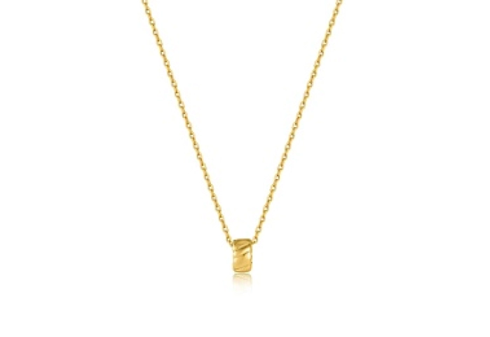 Smooth Twist Pendant Necklace