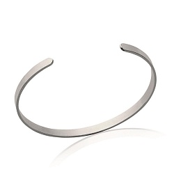 BANGLE SILVER 925 RHODIUM PLATED 