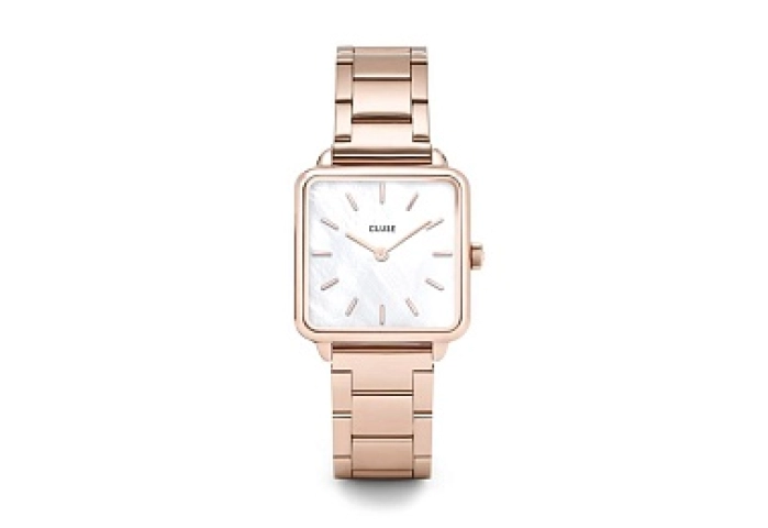 La Tétragone Three Link Rose Gold/White Pearl