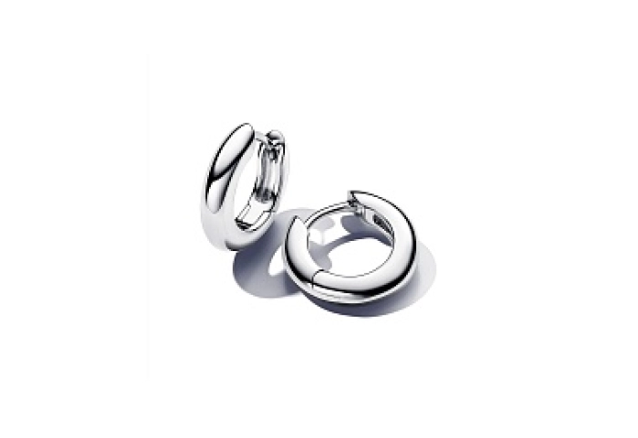 Sterling silver hoop earrings