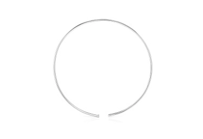 SILVER CHOKER TUBE 2 BEARS 3,5MM